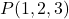 P(1,2,3)